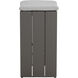 Verin 30.5 inch Warm Grey / Gracebay Light Grey Outdoor Barstool